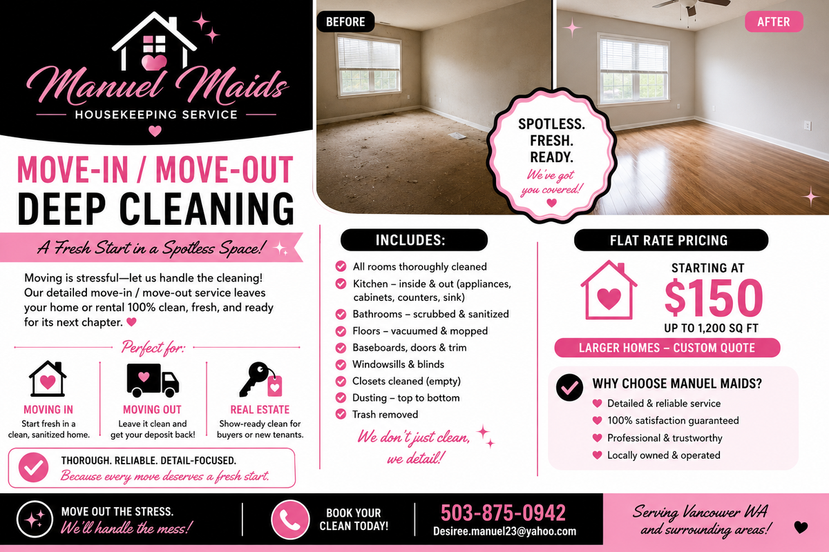 move in/move out